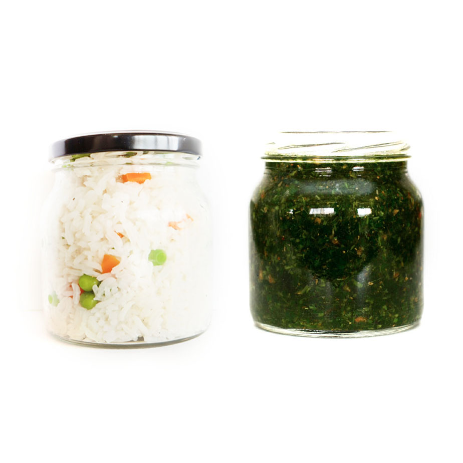 Molokheya & Basmati Rice